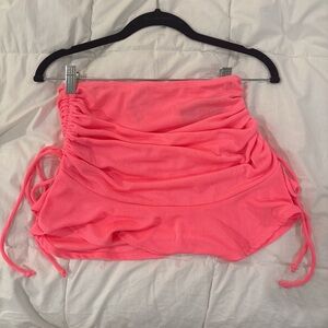 Urban Outfitters Pink Ruched Skirt